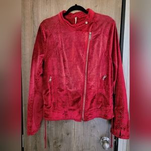 Free People velvet jacket